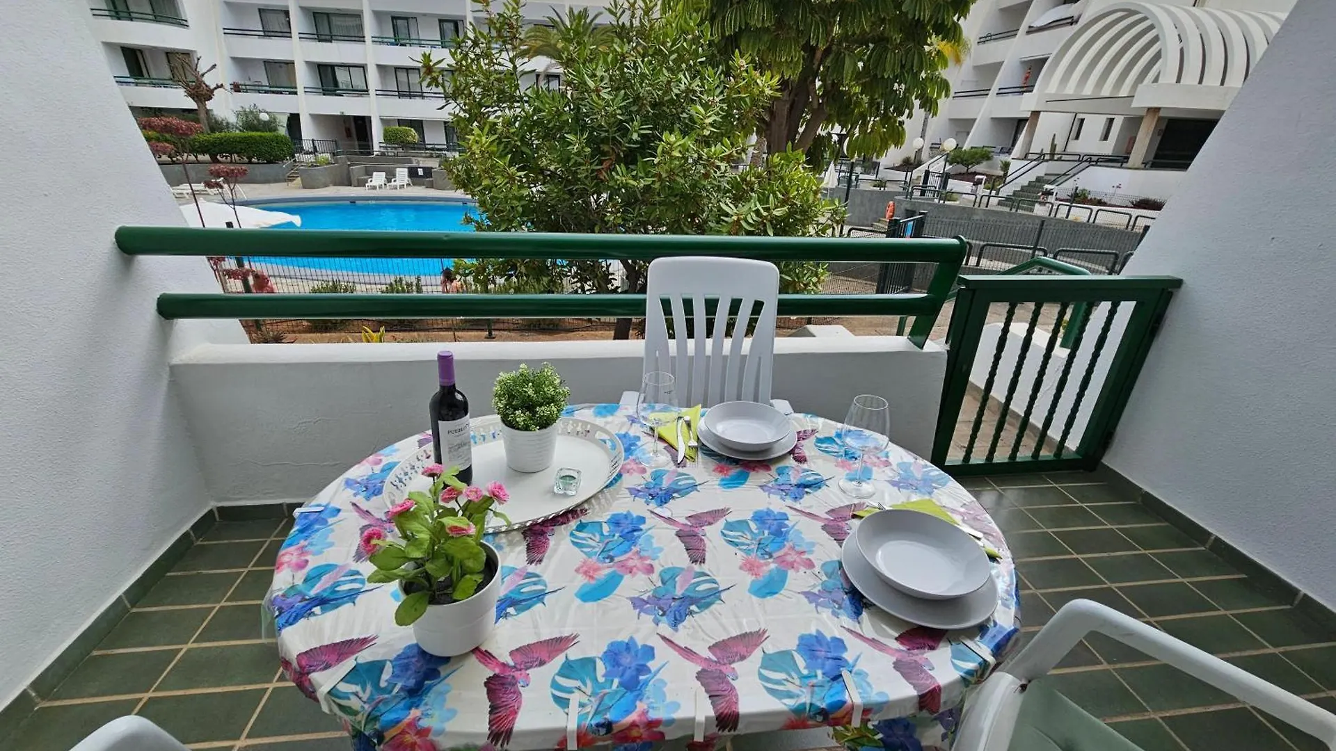 Schoenes Appartement Casa Palmera 3 Mit Balkon Playa de las Américas